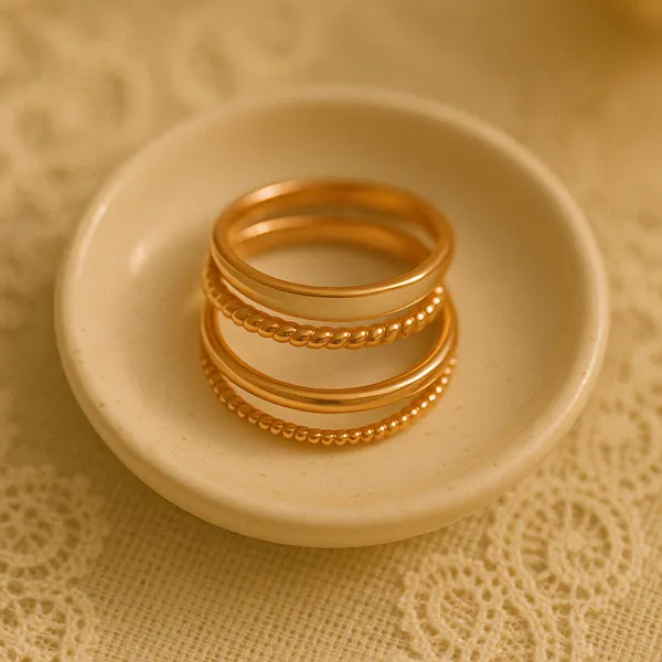 Gold Ring Set