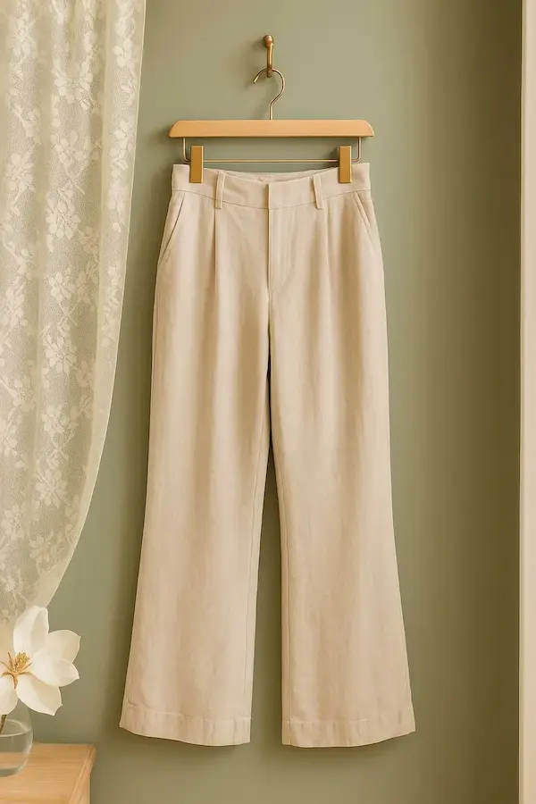 Tan Linen Trousers