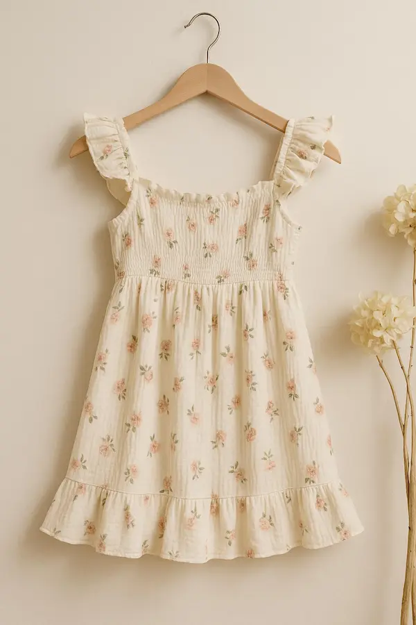 Floral Flutter Top