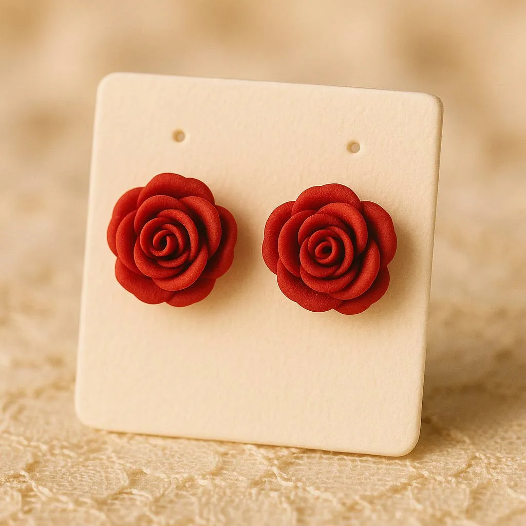 Rose Stud Earrings