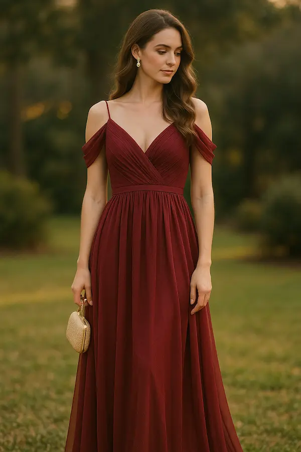Ruby Rose Evening — moonlit elegance