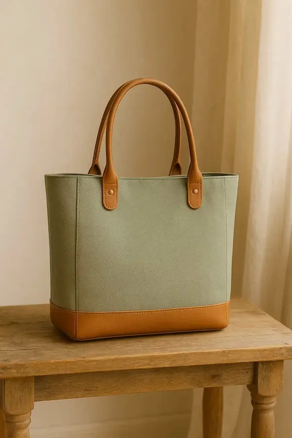 Sage Green Tote Bag — accessories