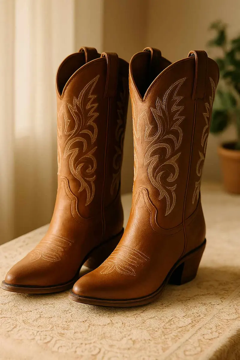 Brown Leather Boots
