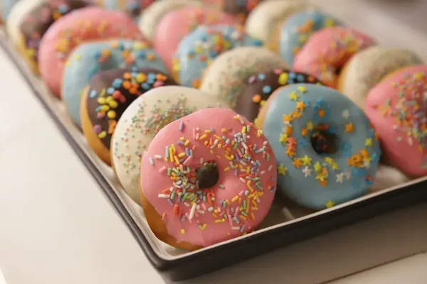 Rainbow Sprinkle Donuts